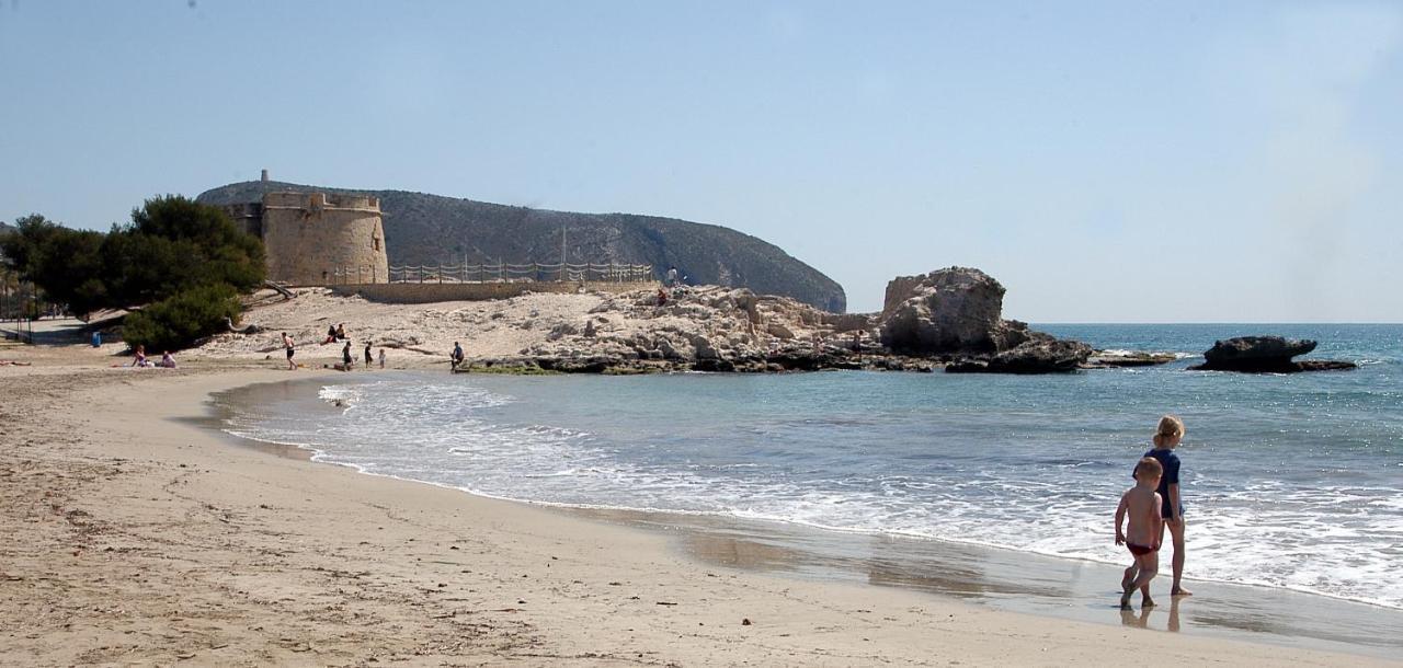Junto Al Mar Moraira Lejlighed Eksteriør billede